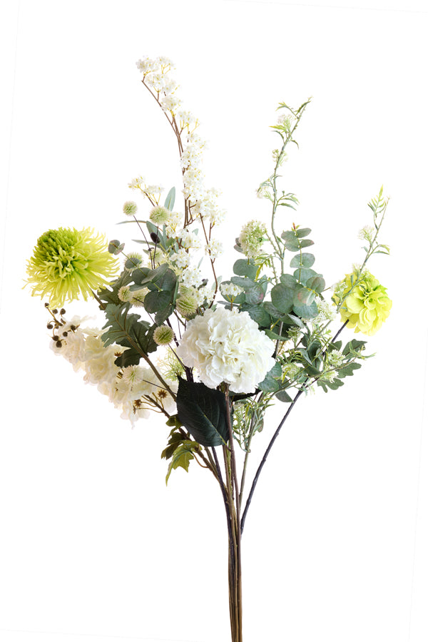 Artificial flower 93x15x5 cm BOTANIC cream+green