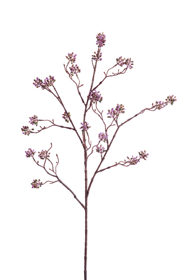 Artificial flower 90x15x5 cm BAYAS purple