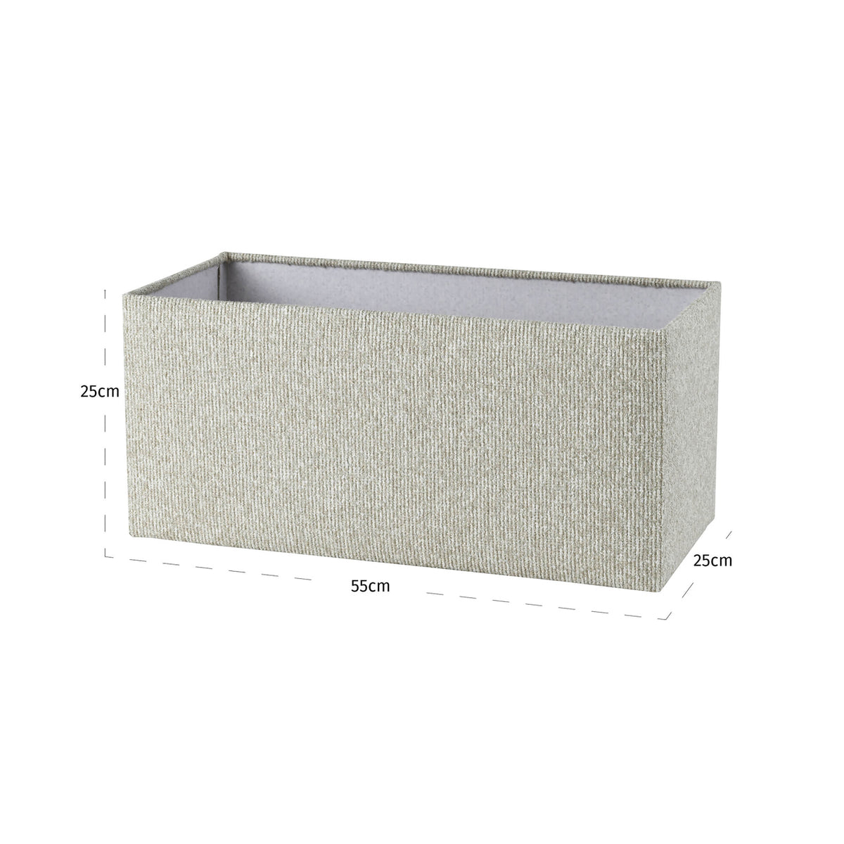 Lampshade Zera biscotti rectangle S