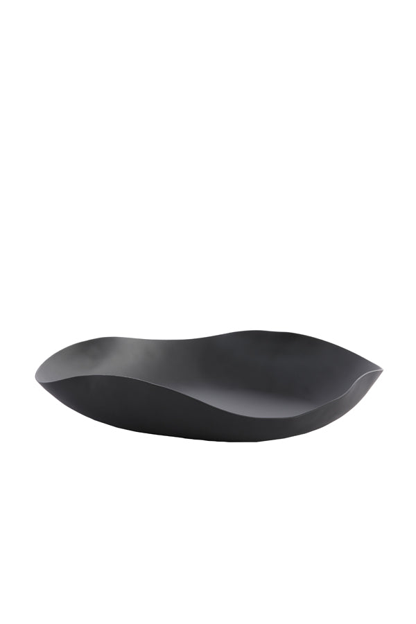 Dish 33x32x6,5 cm ANZIO matt black