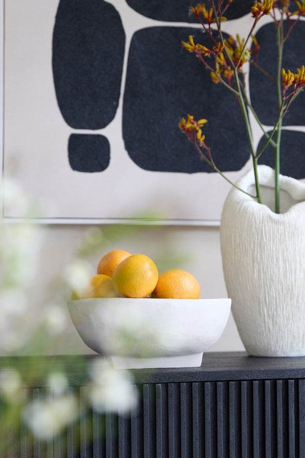 Dish on base 27x26,5x11,5 cm ROSANA cream