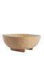 Dish on base 27x26,5x11,5 cm ROSANA sand+light brown spotted