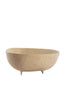 Dish on base 27x26,5x11,5 cm ROSANA sand+light brown spotted