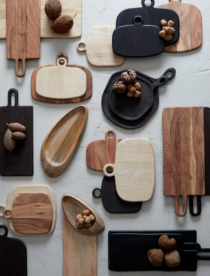 Dish 45x19x4 cm FAFE wood natural