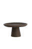 Dish on base 24,5x12 cm OTA dark brown