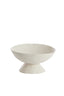 Dish on base 25x24x12,5 cm OTA cream
