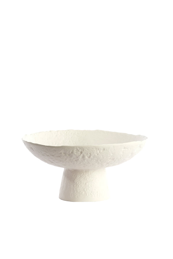 Dish on base 31x15,5 cm OTA cream