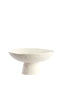 Dish on base 31x15,5 cm OTA cream