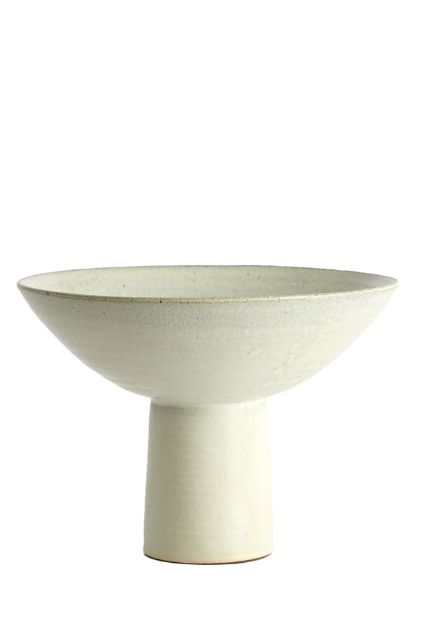 Dish on base 35,5x25,5 cm VASCO matt cream-sand