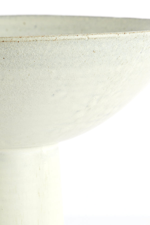 Dish on base 35,5x25,5 cm VASCO matt cream-sand