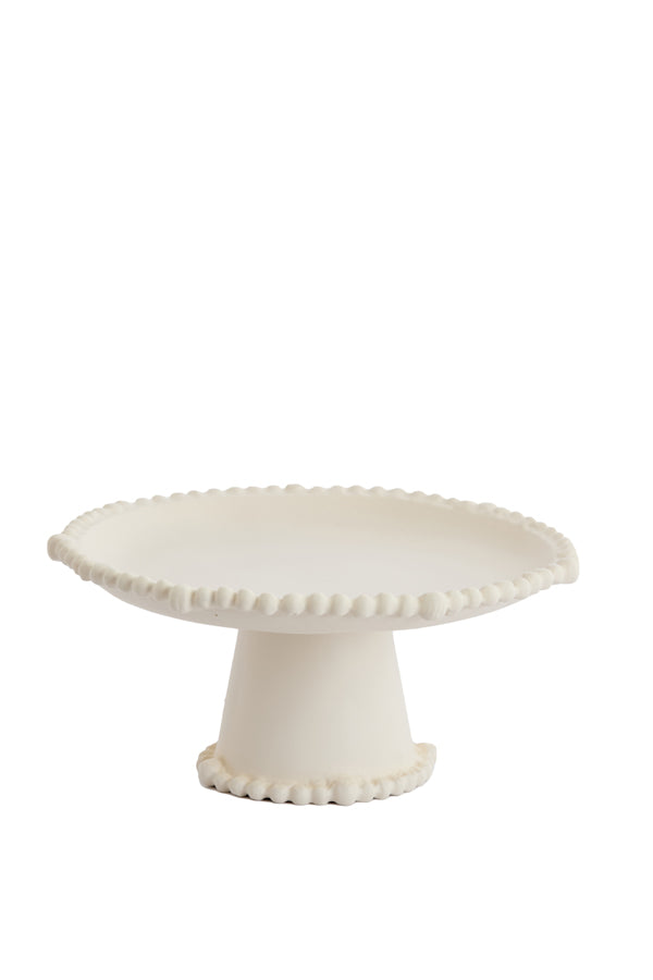 Dish on base 25,5x11,5 cm OTO cream