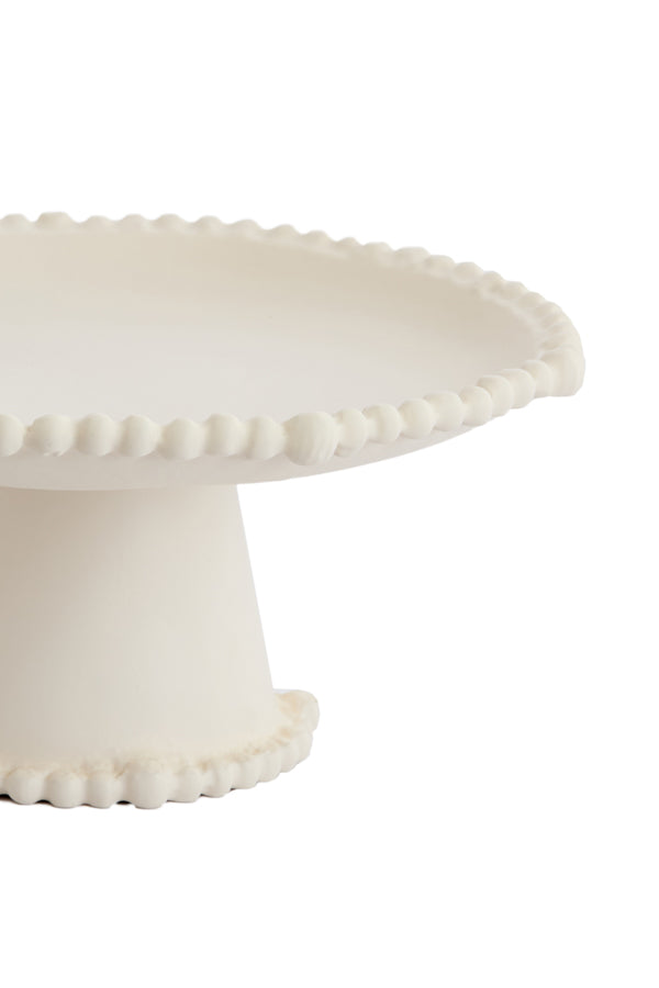 Dish on base 25,5x11,5 cm OTO cream
