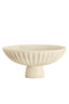 Dish on base 38x18 cm SHILA cream