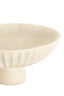 Dish on base 38x18 cm SHILA cream