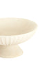 Dish on base 25x12 cm SHILA cream