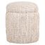 Pouffe & Footstool Cupid beige angora with storage