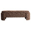 Bench Cupid brown labyrinth with storage
