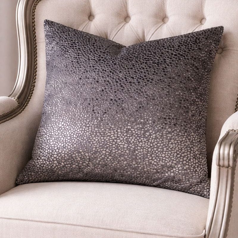 Malini Large Bingham Silver Cushion
