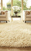 Imperial Ivory Shaggy Pile Wool Rug