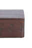 Deco box 12x12x8 cm TIZA wood dark brown