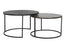 Coffee table S/2 67,5x39,5+75x45 cm TALCA rw lead+ant lead
