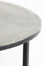 Coffee table S/2 67,5x39,5+75x45 cm TALCA rw lead+ant lead