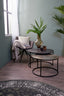 Coffee table S/2 67,5x39,5+75x45 cm TALCA rw lead+ant lead