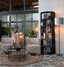 Coffee table S/2 67,5x39,5+75x45 cm TALCA rw lead+ant lead