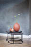 Coffee table S/2 67,5x39,5+75x45 cm TALCA ant. copper+brnz