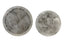 Coffee table S/2 67,5x39,5+75x45 cm TALCA raw nickel
