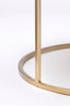 Coffee table S/2 65x39+75x45 cm TALCA light gold