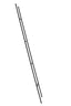 Ladder deco 40x2x180 cm SIEM black