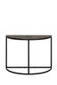 Console 100x42x76 cm PETO raw antique bronze-black