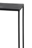Console S/2 max 120x25x80 cm BOCA raw lead ant-matt black