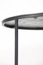 Coffee table S/2 60x38+78x42 cm TALCA lead antiq deep edge