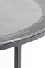 Coffee table S/2 67,5x39,5+75x45 cm TALCA lead antiq edge