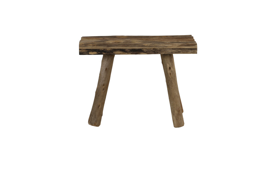 Stool 50x31x37 cm CEDRO brown