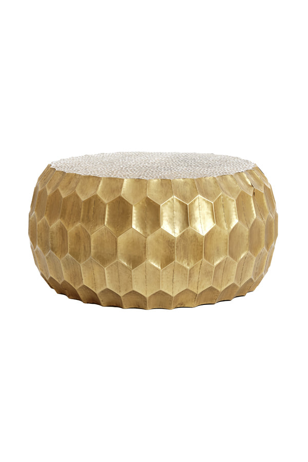 Coffee table 85x42 cm KALAN antique gold