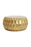 Coffee table 85x42 cm KALAN antique gold