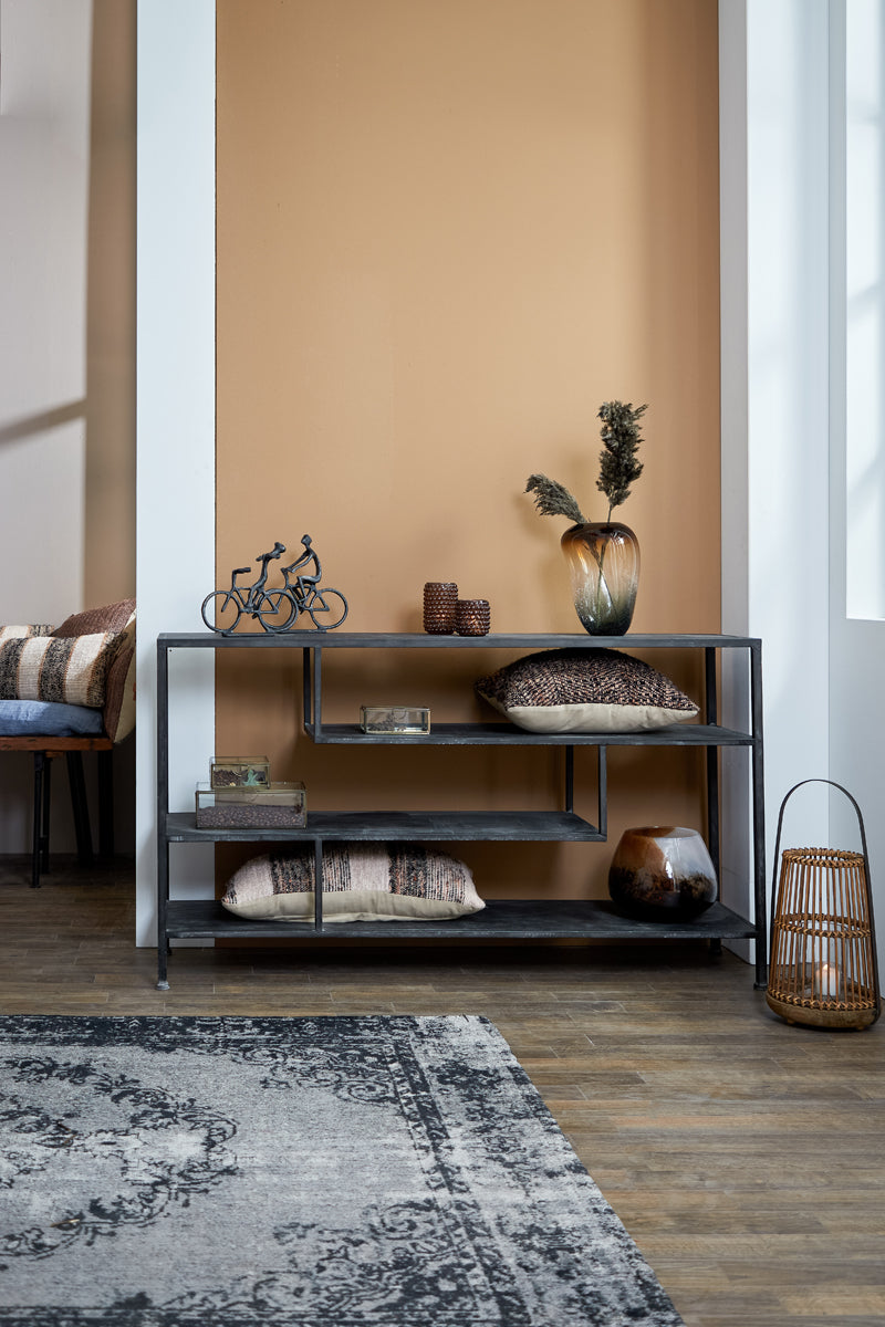 Console 140x35x80,5 cm YLAYA antique black