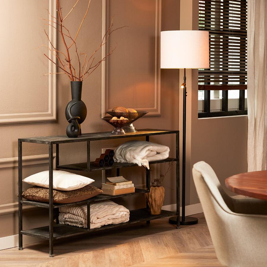 Console 140x35x80,5 cm YLAYA antique black