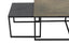 Coffee table S/3 max 120x60x45 cm KUMALU antique bronze