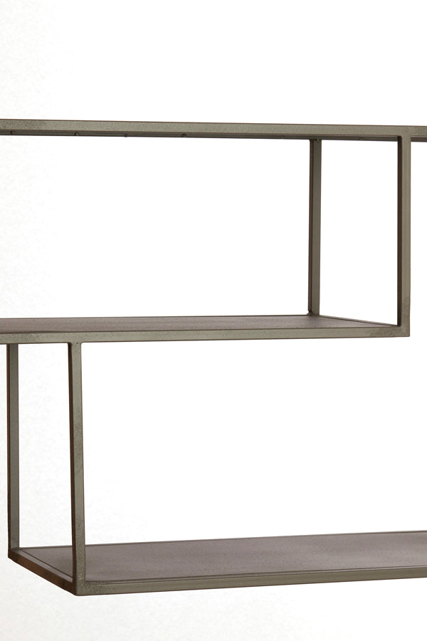 Cabinet open 100x35x203 cm YLAYA matt brown