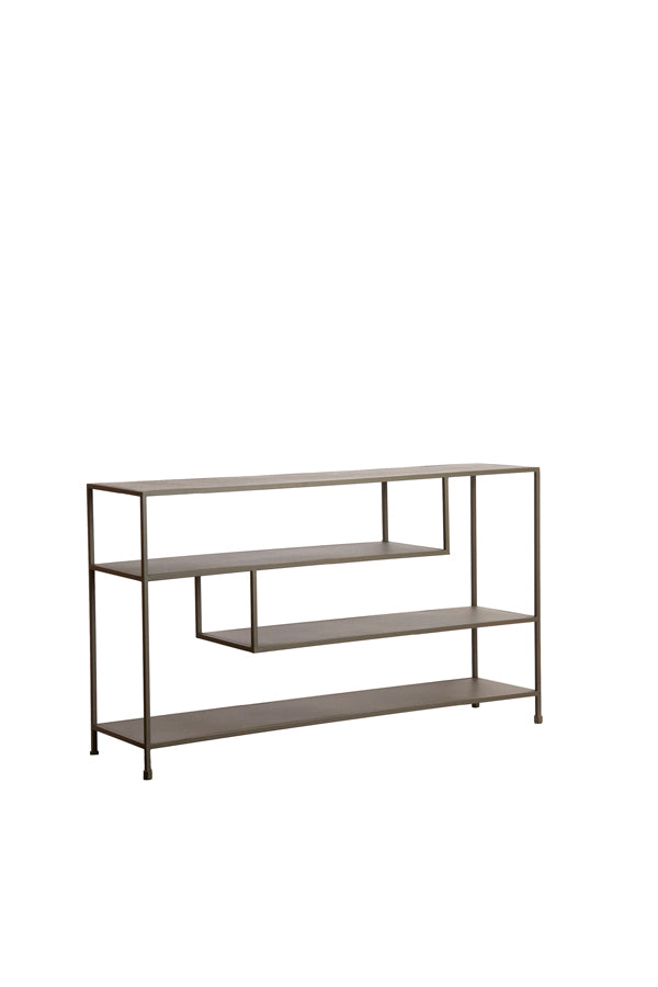 Console 140x35x80 cm YLAYA matt brown