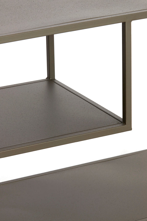 Console 140x35x80 cm YLAYA matt brown