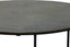 Coffee table S/2 61x37+76x41 cm RENGO texture ant bronze