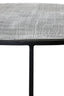 Coffee table S/2 61x37+76x41 cm RENGO texture black+ant br