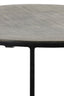 Coffee table S/2 61x37+76x41 cm RENGO texture black+ant br
