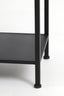 Cabinet open 101x36x200 cm YVANA matt black
