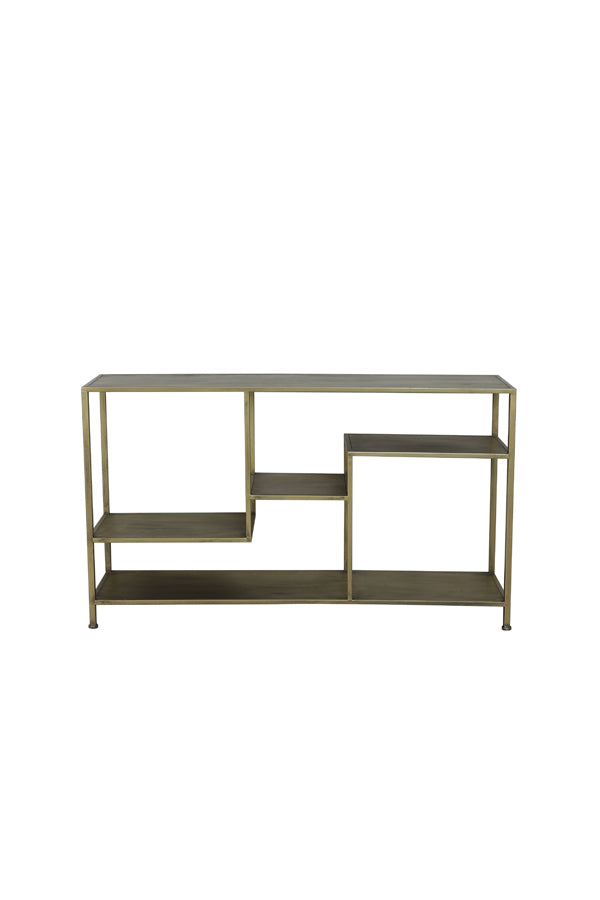 Console 141x37x81 cm YVANA antique gold